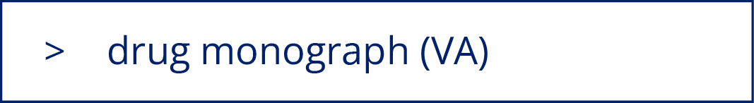 Drug Monograph (VA)