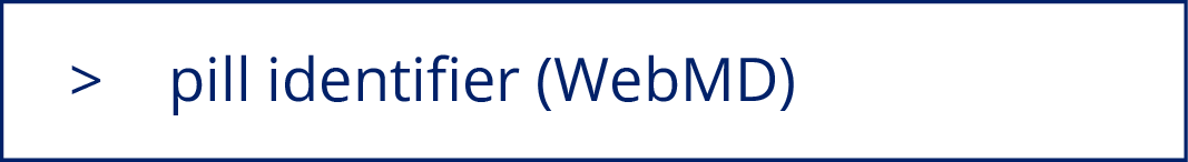 Pill Identifier (WebMD)